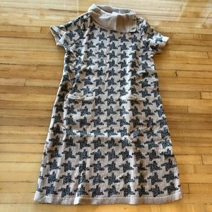 Janie and Jack Houndstooth Sweater Dress size 7